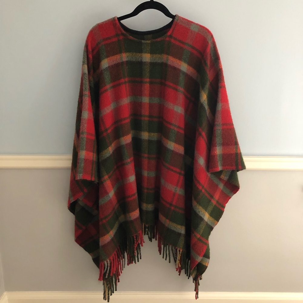 Wool poncho